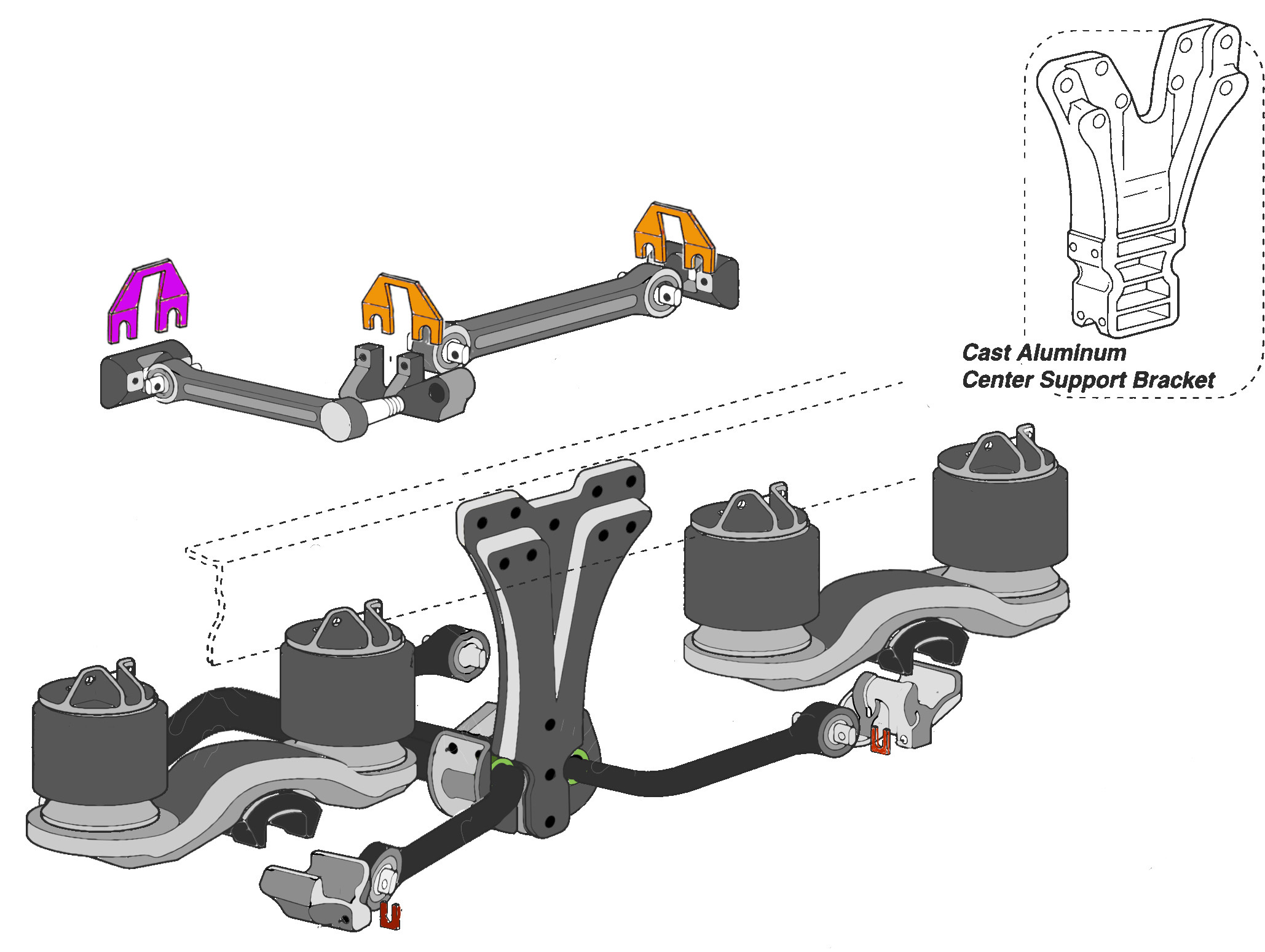 Condenced pictures of suspension